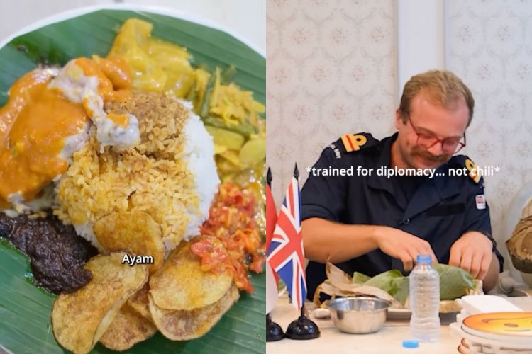 Anggota Angkatan Laut Kerajaan Inggris Nasi Kapau, dari penasaran hingga memberikan peringkat tinggi