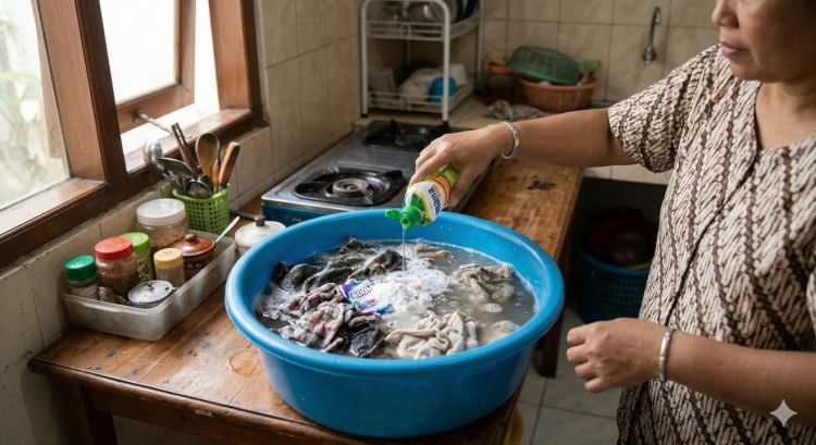 Terlalu malas untuk mengelap serbet kotor? Cobalah cara praktis ini agar noda hilang dengan sendirinya