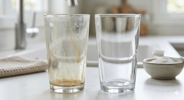 Sudah dicuci pakai sabun tapi kacanya masih kusam? Coba tambahkan 1 bahan dapur ini dan lihat hasilnya