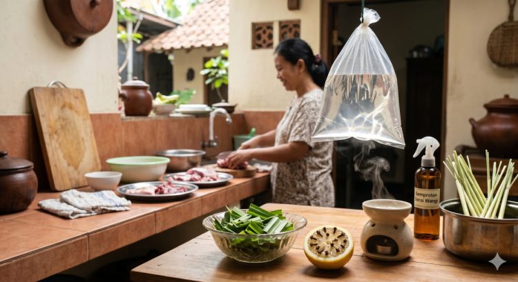 Cara mengusir lalat setelah pemotongan kurban tanpa semprotan kimia, aman dan alami