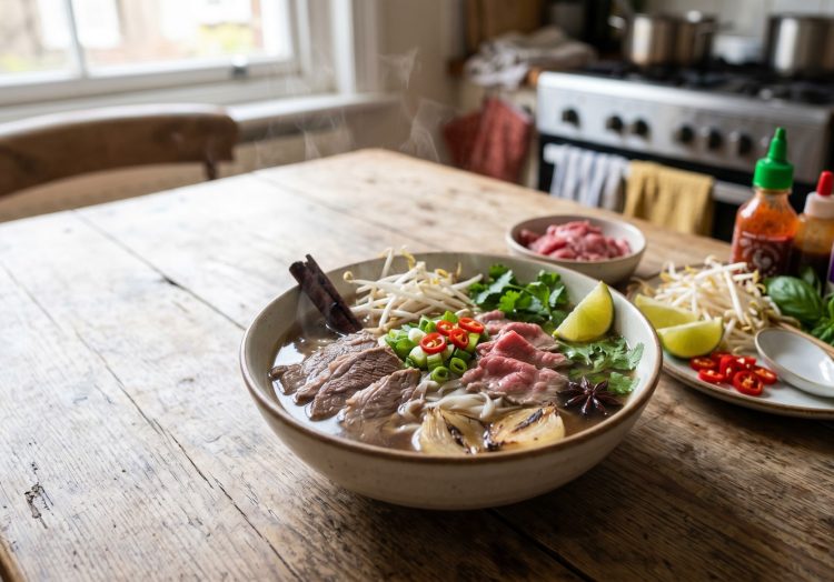 Cobalah resep Pho ala street food ala Vietnam dengan bahan-bahan yang ada di rumah, rasanya tak kalah nikmat
