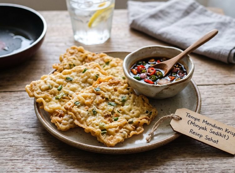 Resep Tempe Goreng Mendoan Tetap Renyah Meski Dimasak Menggunakan Sedikit Minyak, Ini Triknya