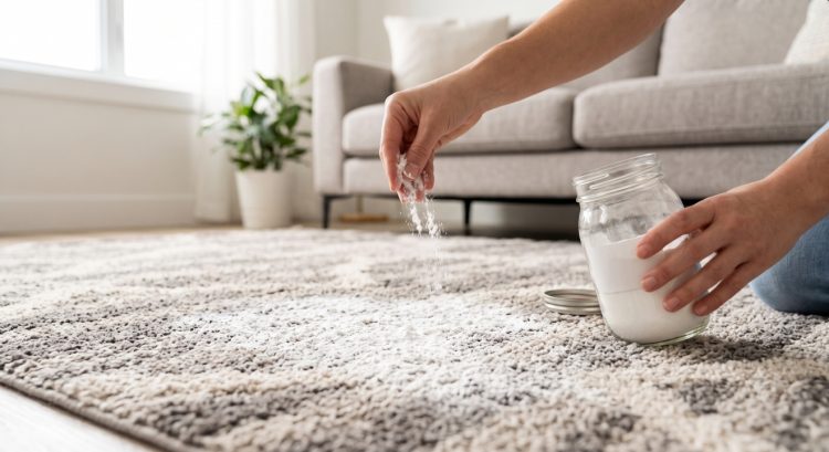 Tak perlu disikat, ini bahan dapur yang ampuh menghilangkan bau apek di karpet